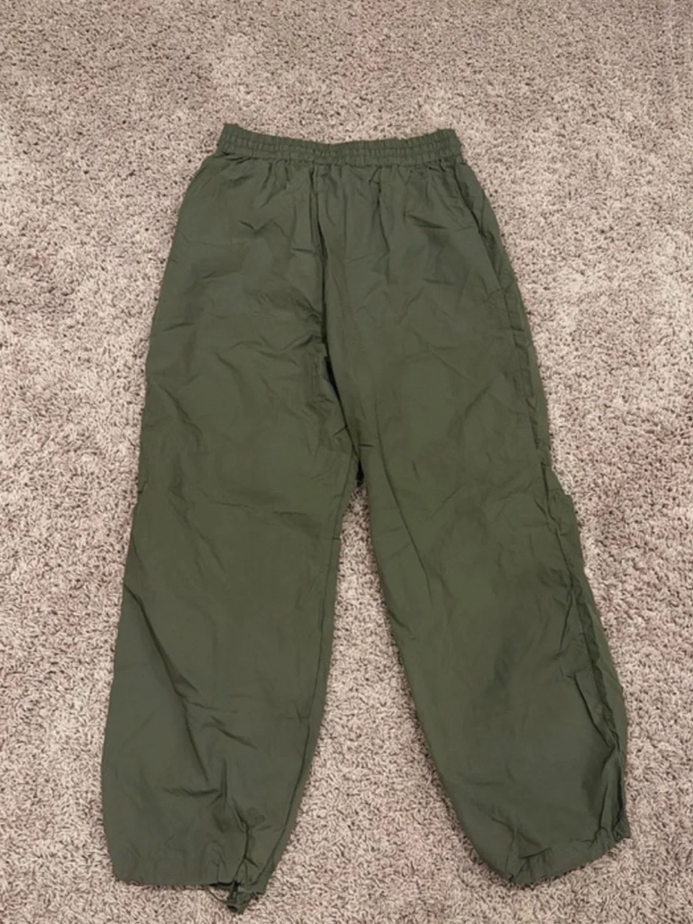 Fabletics Men's Olive Cargo Joggers - Picture 2 of 5